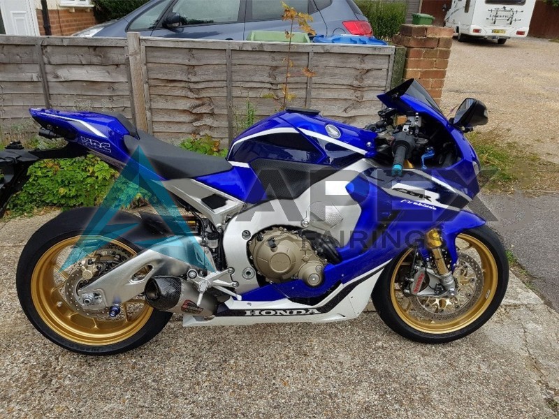 White Blue - Honda CBR1000RR Fireblade SC77 (2017-2026) ABS Fairings | Apex Fairings — view 4