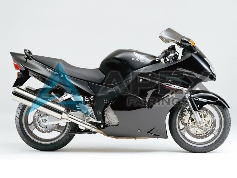 Glossy Black - Honda CBR1100XX Super Blackbird SC35 (1996-2007) ABS Fairings | Apex Fairings — view 2