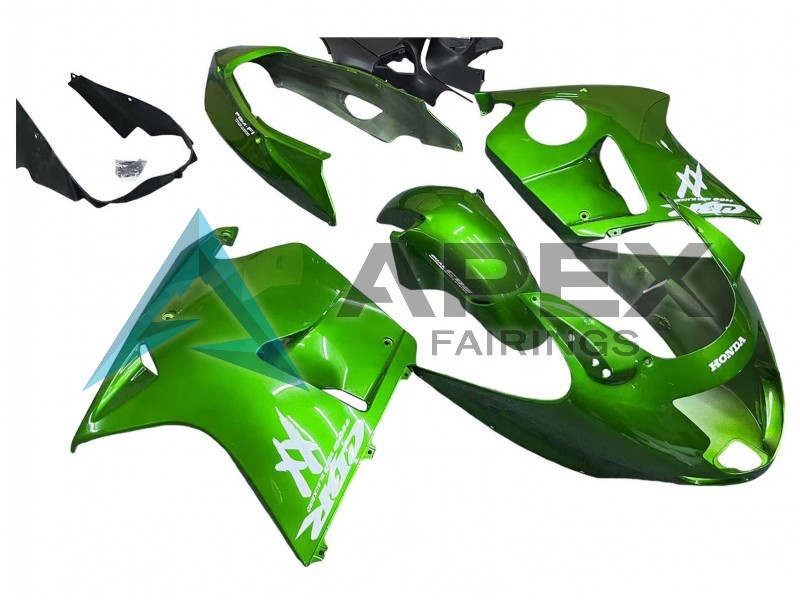 Green  - Honda CBR1100XX Super Blackbird SC35 (1996-2007) ABS Fairings | Apex Fairings — view 2
