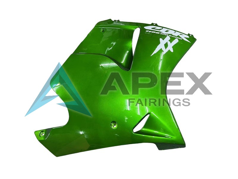 Green  - Honda CBR1100XX Super Blackbird SC35 (1996-2007) ABS Fairings | Apex Fairings — view 4