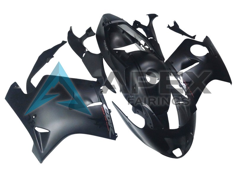 Matte Black - Honda CBR1100XX Super Blackbird SC35 (1996-2007) ABS Fairings | Apex Fairings — view 2