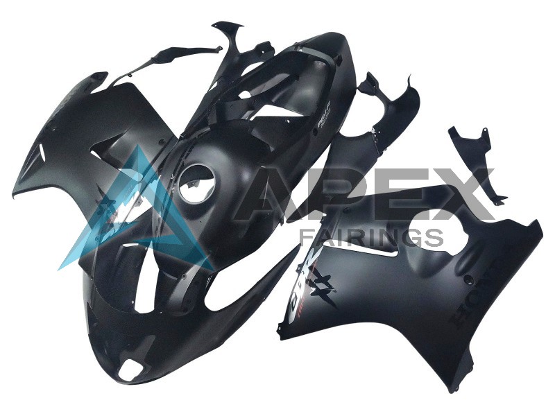 Matte Black - Honda CBR1100XX Super Blackbird SC35 (1996-2007) ABS Fairings | Apex Fairings — view 3