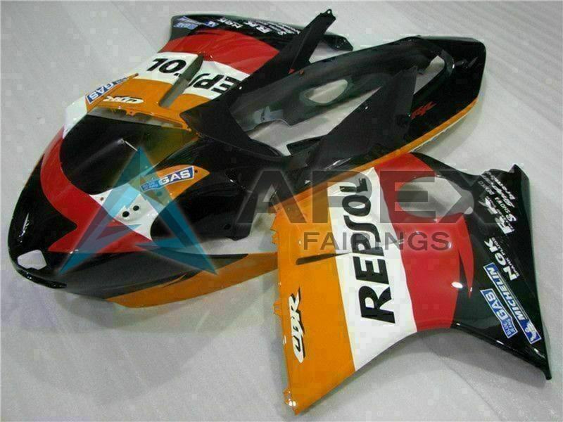 Orange White Red Glossy Black Repsol - Honda CBR1100XX Super Blackbird SC35 (1996-2007) ABS Fairings | Apex Fairings — view 3