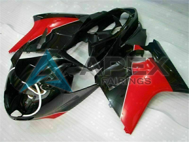 Red Glossy Black - Honda CBR1100XX Super Blackbird SC35 (1996-2007) ABS Fairings | Apex Fairings — view 2