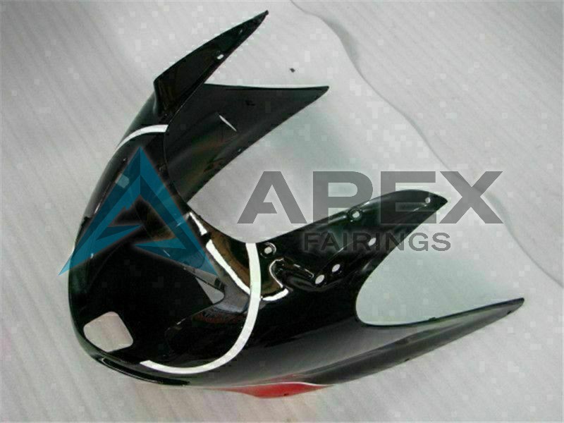 Red Glossy Black - Honda CBR1100XX Super Blackbird SC35 (1996-2007) ABS Fairings | Apex Fairings — view 4