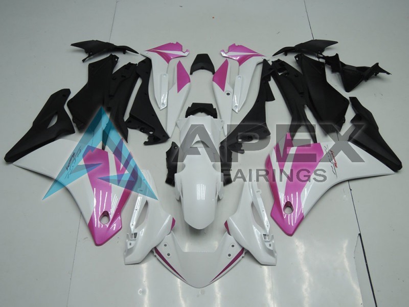 White Pink Matte Black - Honda CBR250R MC41 (2011-2016) ABS Fairings | Apex Fairings