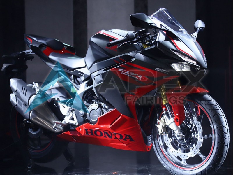 Matte Black Red - Honda CBR250RR MC51 (2023-2025) ABS Fairings | Apex Fairings