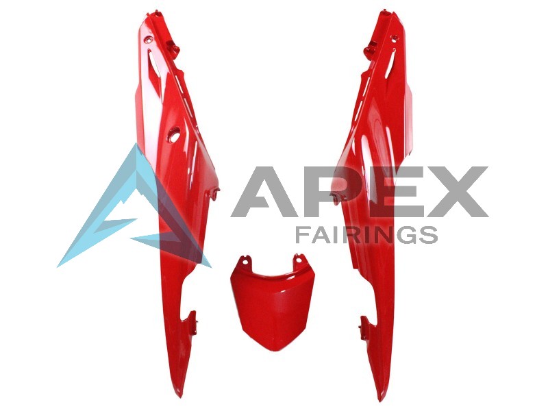 Red Matte Black - Honda CBR500R (2013-2015) ABS Fairings | Apex Fairings — view 4