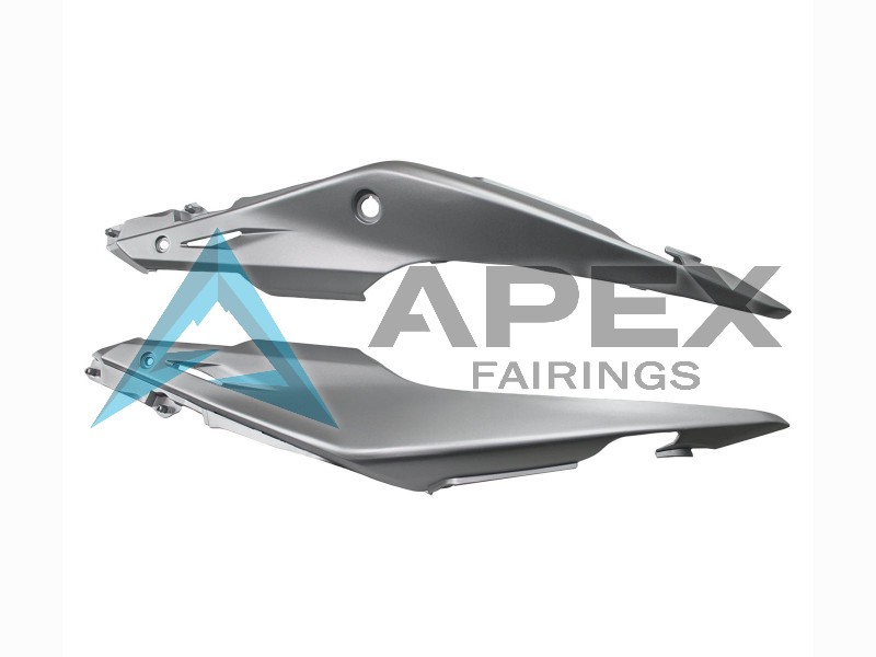 Silver Yellow Matte Black - Honda CBR500R (2013-2015) ABS Fairings | Apex Fairings — view 2