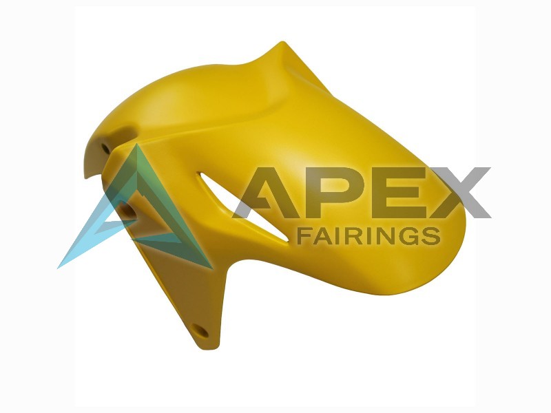 Silver Yellow Matte Black - Honda CBR500R (2013-2015) ABS Fairings | Apex Fairings — view 3