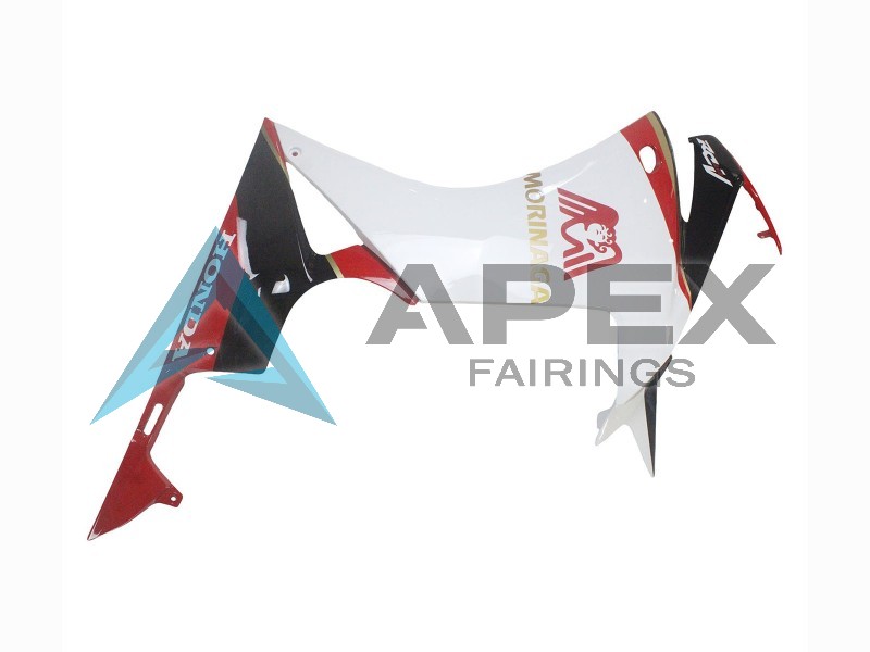 White Red Green Glossy Black Morinage 777 - Honda CBR500R (2013-2015) ABS Fairings | Apex Fairings — view 4