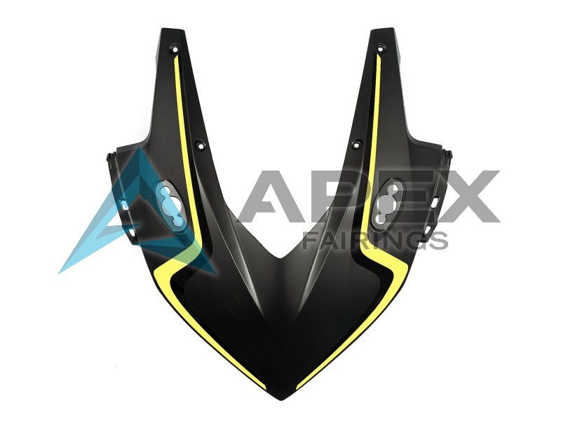 Matte Black Yellow - Honda CBR500R (2019-2023) ABS Fairings | Apex Fairings — view 4