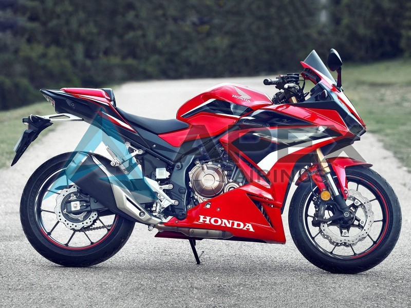 Red White Black - Honda CBR500R (2019-2023) ABS Fairings | Apex Fairings — view 2