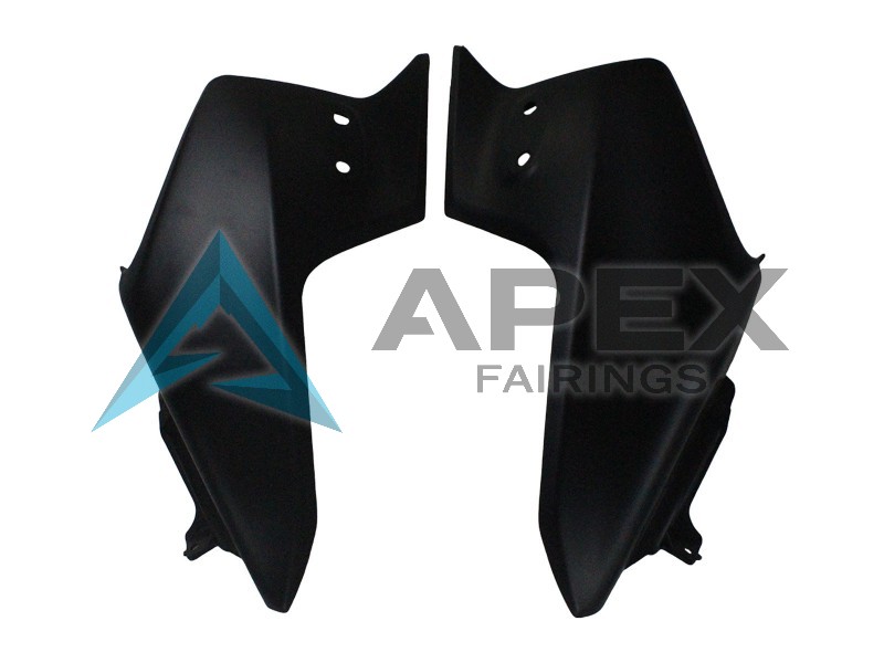 Glossy Black - Honda CBR600F (2011-2013) ABS Fairings | Apex Fairings — view 4