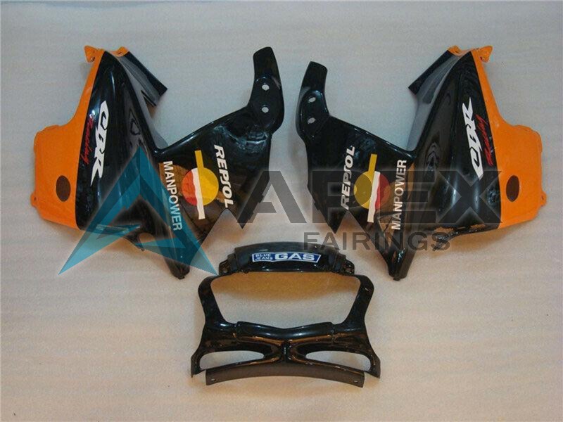 Orange White Red Glossy Black Repsol - Honda CBR600 F3 (1995-1996) ABS Fairings | Apex Fairings — view 4