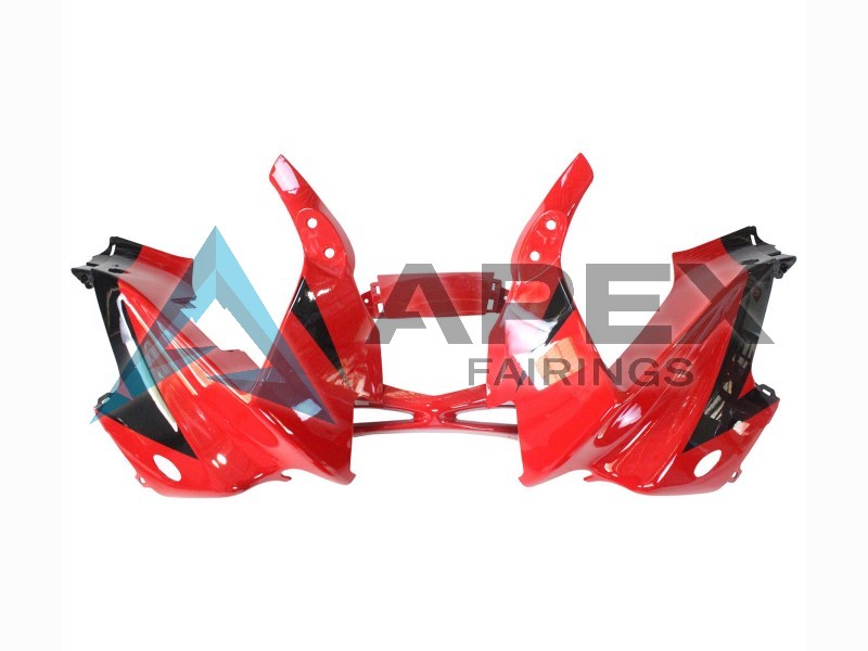 Red Glossy Black - Honda CBR600 F3 (1995-1996) ABS Fairings | Apex Fairings — view 4