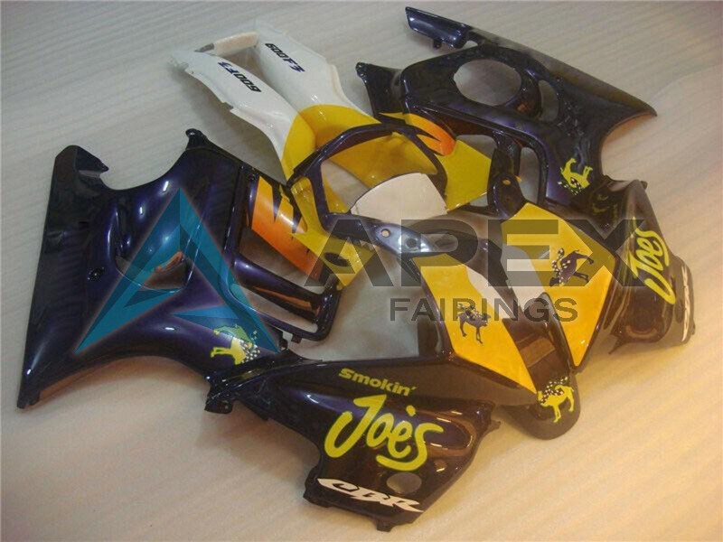 Blue Yellow Joes - Honda CBR600 F3 (1995-1996) ABS Fairings | Apex Fairings — view 2