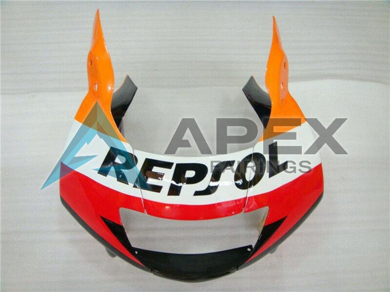 Orange White Red Glossy Black Repsol - Honda CBR600 F3 (1997-1998) ABS Fairings | Apex Fairings — view 4