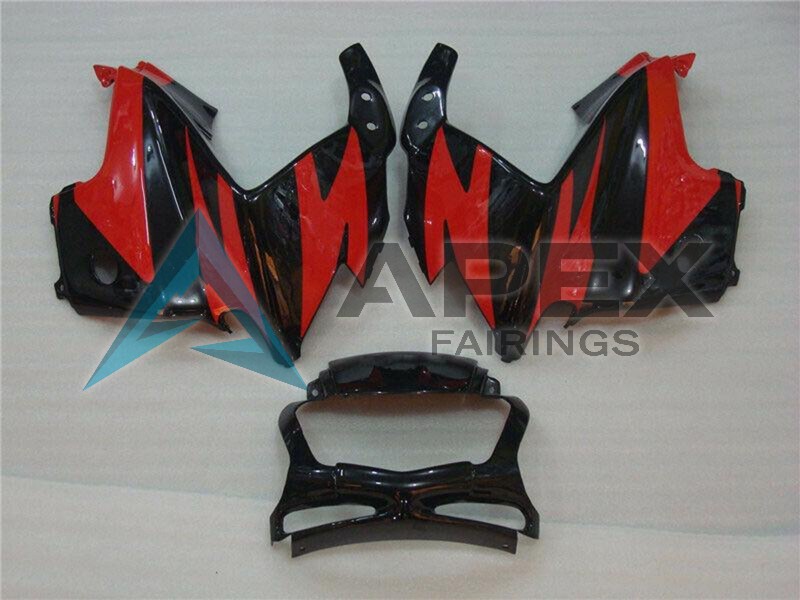 Red Glossy Black - Honda CBR600 F3 (1997-1998) ABS Fairings | Apex Fairings — view 4