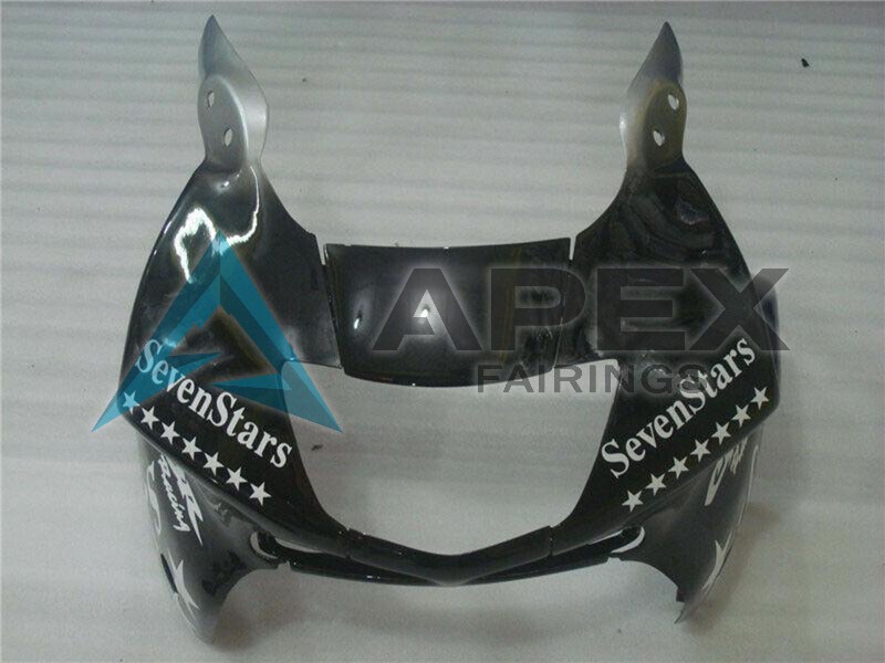 Silver Glossy Black SevenStars - Honda CBR600 F3 (1997-1998) ABS Fairings | Apex Fairings — view 4