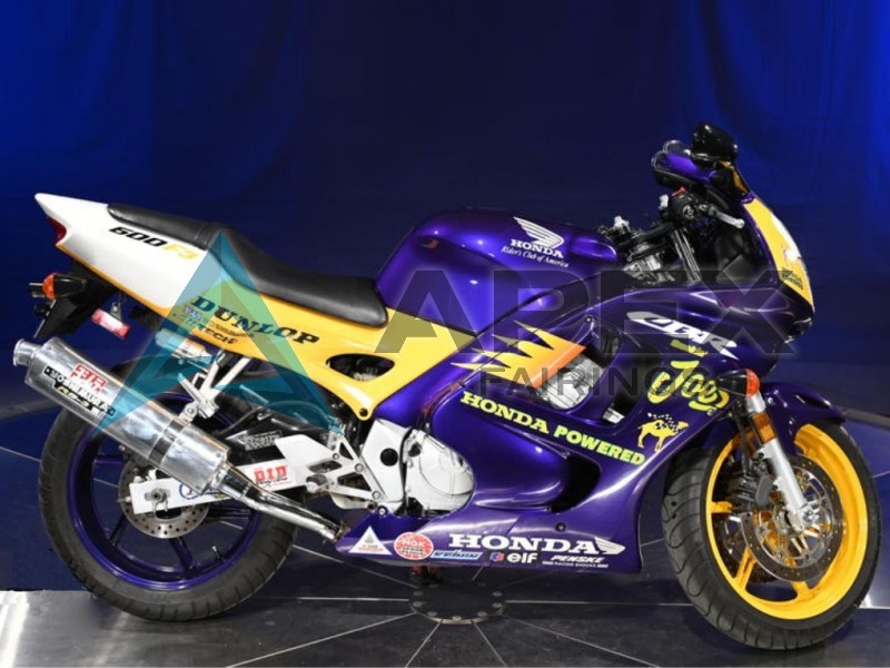 Yellow Silver Blue - Honda CBR600 F3 (1997-1998) ABS Fairings | Apex Fairings — view 2