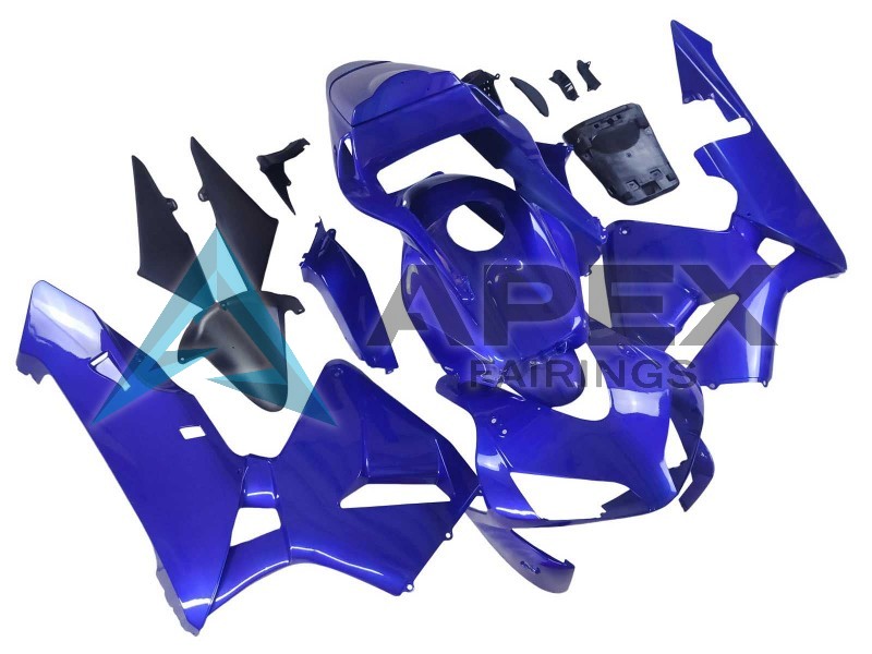Blue - Honda CBR600RR (2003-2004) ABS Fairings | Apex Fairings — view 2