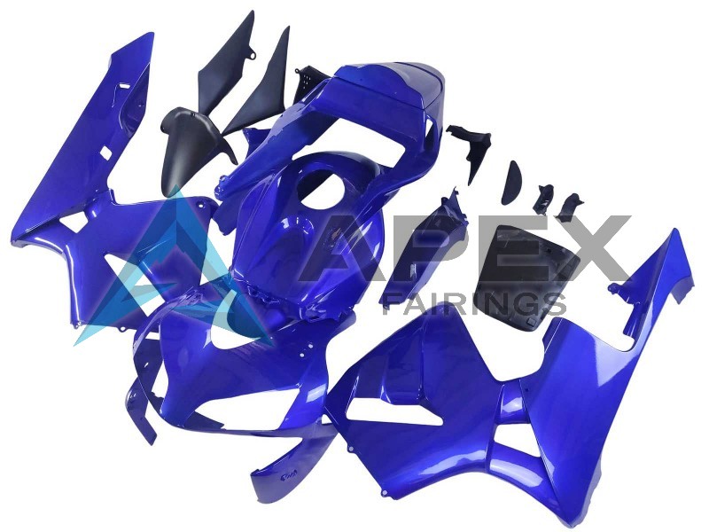 Blue - Honda CBR600RR (2003-2004) ABS Fairings | Apex Fairings — view 3
