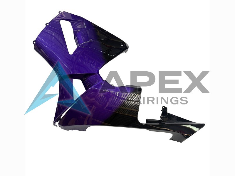 Purple Black Forged Carbon Fiber - Honda CBR600RR (2003-2004) ABS Fairings | Apex Fairings — view 4