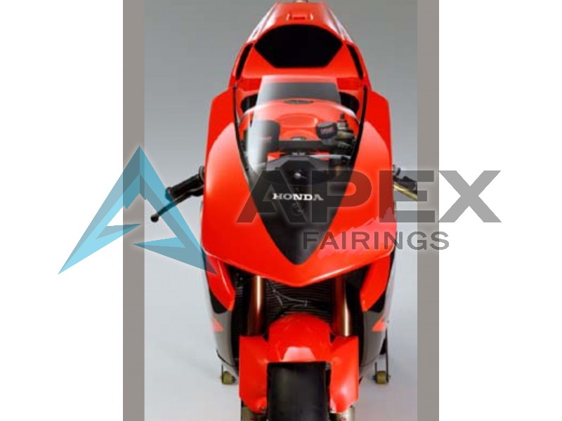 Red Glossy Black - Honda CBR600RR (2003-2004) ABS Fairings | Apex Fairings — view 2