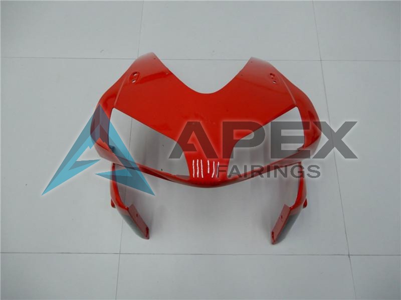 Red Glossy Black OEM Style - Honda CBR600RR (2003-2004) ABS Fairings | Apex Fairings — view 4