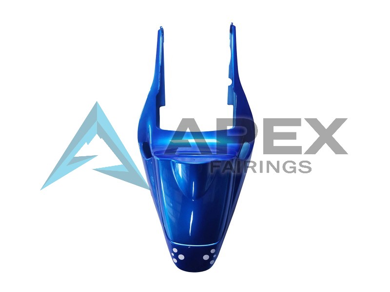 Blue Neon Yellow Glossy Black Shark - Honda CBR600RR (2003-2004) ABS Fairings | Apex Fairings — view 3