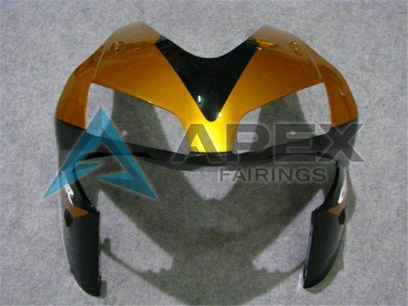 Silver Gold Glossy Black - Honda CBR600RR (2003-2004) ABS Fairings | Apex Fairings — view 4