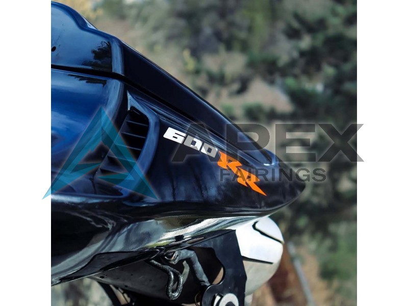 Dark Blue Glossy Black - Honda CBR600RR (2003-2004) ABS Fairings | Apex Fairings — view 4