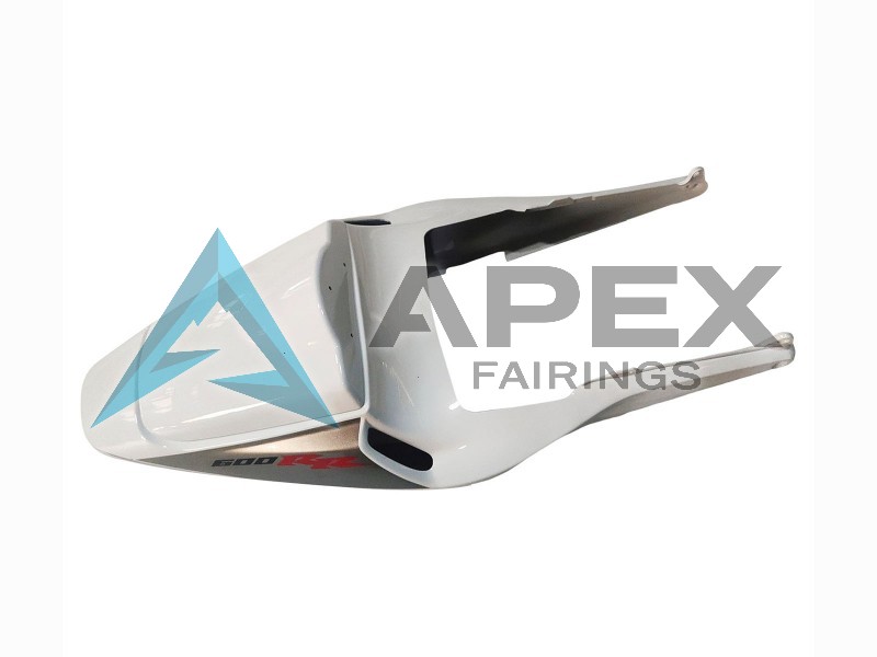 White Matte Black Racing - Honda CBR600RR (2003-2004) ABS Fairings | Apex Fairings — view 4