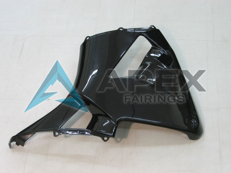 Glossy Black Red Decals - Honda CBR600RR (2003-2004) ABS Fairings | Apex Fairings — view 2