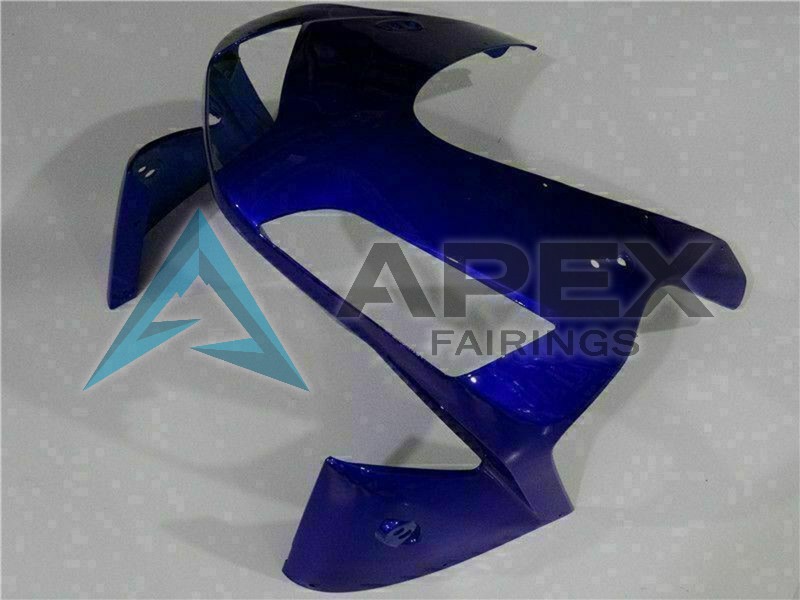 Blue Glossy Black  - Honda CBR600RR (2003-2004) ABS Fairings | Apex Fairings — view 4