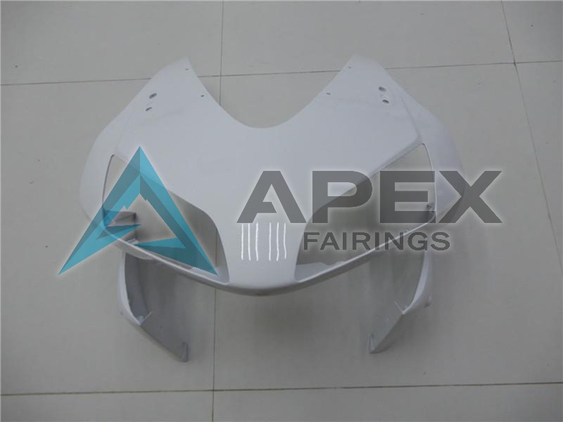 Glossy White - Honda CBR600RR (2003-2004) ABS Fairings | Apex Fairings — view 4