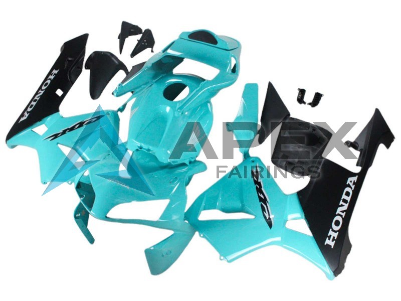 Light Blue Black - Honda CBR600RR (2003-2004) ABS Fairings | Apex Fairings — view 2