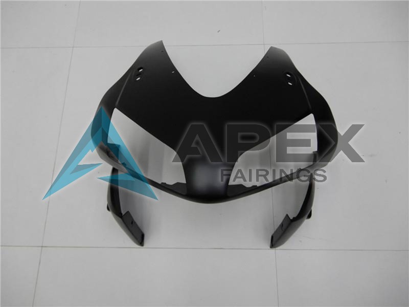 Matte Black - Honda CBR600RR (2003-2004) ABS Fairings | Apex Fairings — view 3