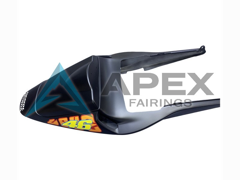 Matte Black Orange Repsol Rossi 46 - Honda CBR600RR (2003-2004) ABS Fairings | Apex Fairings — view 4