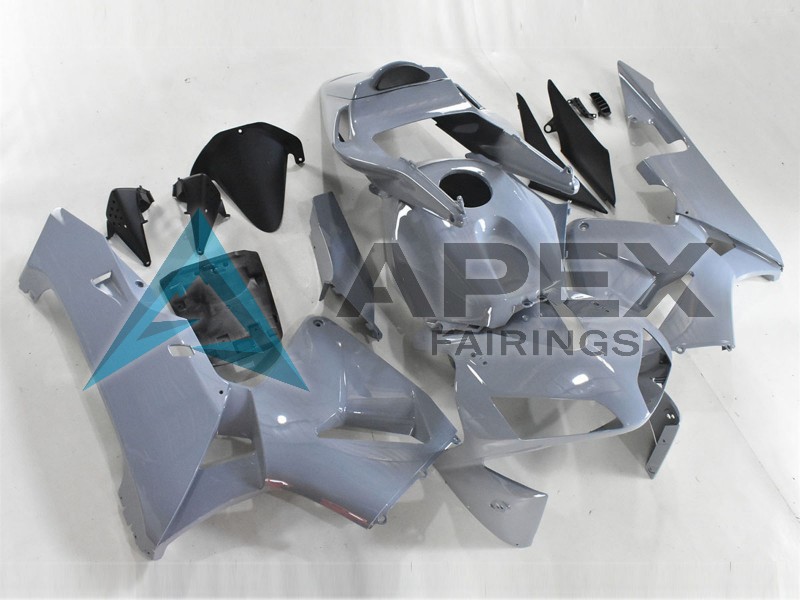 Nardo Grey - Honda CBR600RR (2003-2004) ABS Fairings | Apex Fairings — view 2