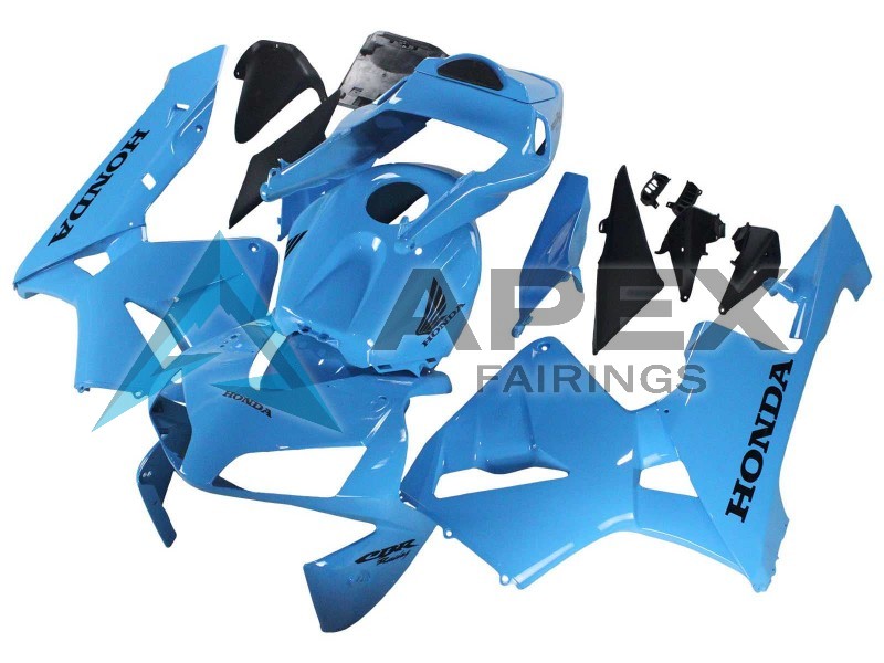 Blue - Honda CBR600RR (2003-2004) ABS Fairings | Apex Fairings — view 2