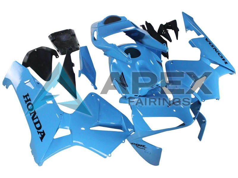 Blue - Honda CBR600RR (2003-2004) ABS Fairings | Apex Fairings — view 3