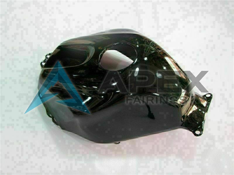 Glossy Black White - Honda CBR600RR (2005-2006) ABS Fairings | Apex Fairings — view 3