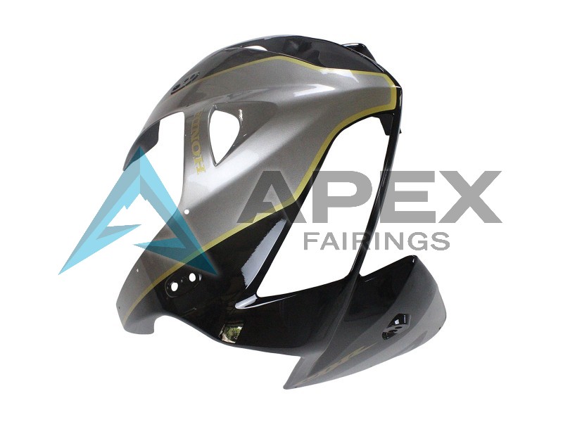 Grey Black - Honda CBR600RR (2005-2006) ABS Fairings | Apex Fairings — view 4
