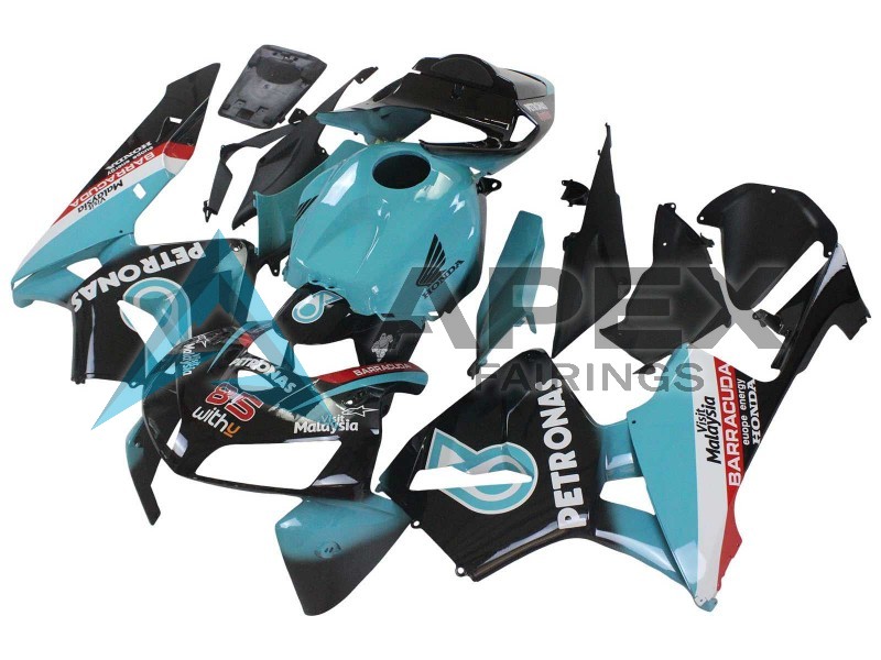 Light Blue Black 35 - Honda CBR600RR (2005-2006) ABS Fairings | Apex Fairings — view 3
