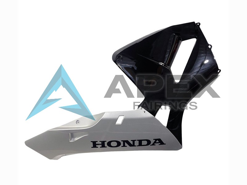 Black Silver - Honda CBR600RR (2005-2006) ABS Fairings | Apex Fairings — view 4