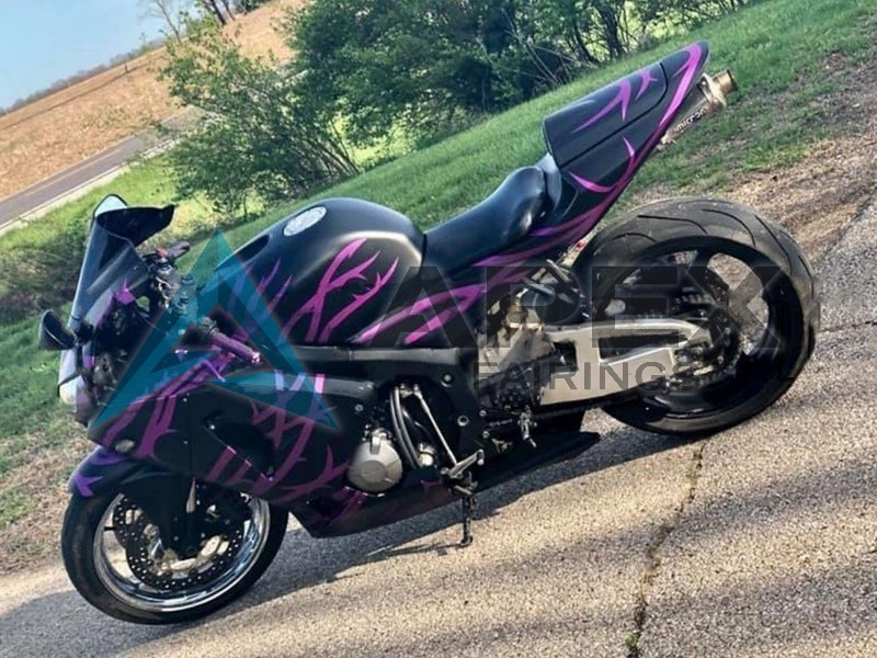 Matte Black Purple - Honda CBR600RR (2005-2006) ABS Fairings | Apex Fairings — view 4