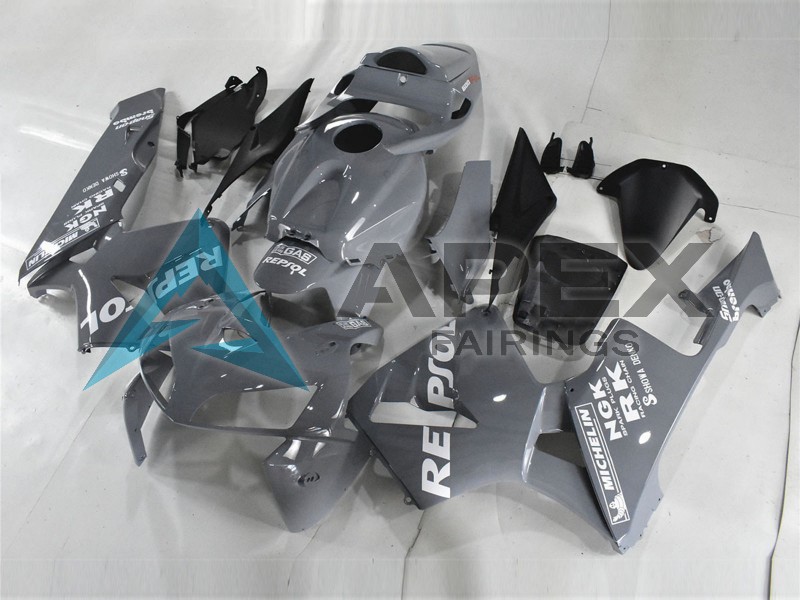 Nardo Grey White Repsol - Honda CBR600RR (2005-2006) ABS Fairings | Apex Fairings — view 3