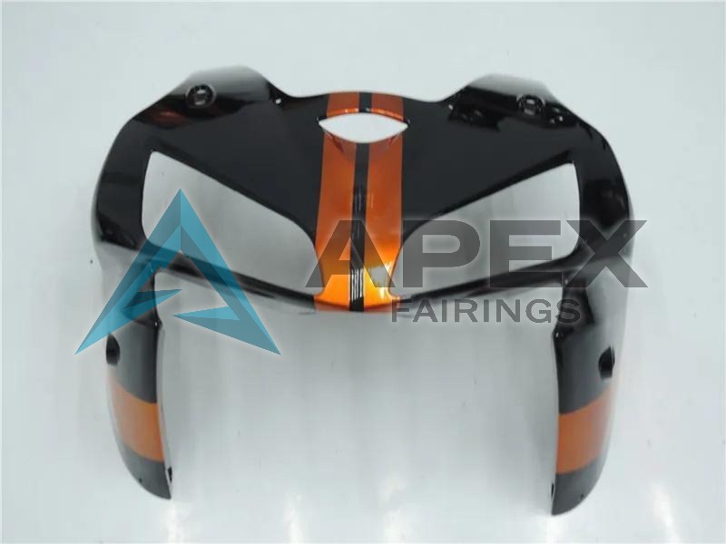 Orange Black - Honda CBR600RR (2005-2006) ABS Fairings | Apex Fairings — view 4